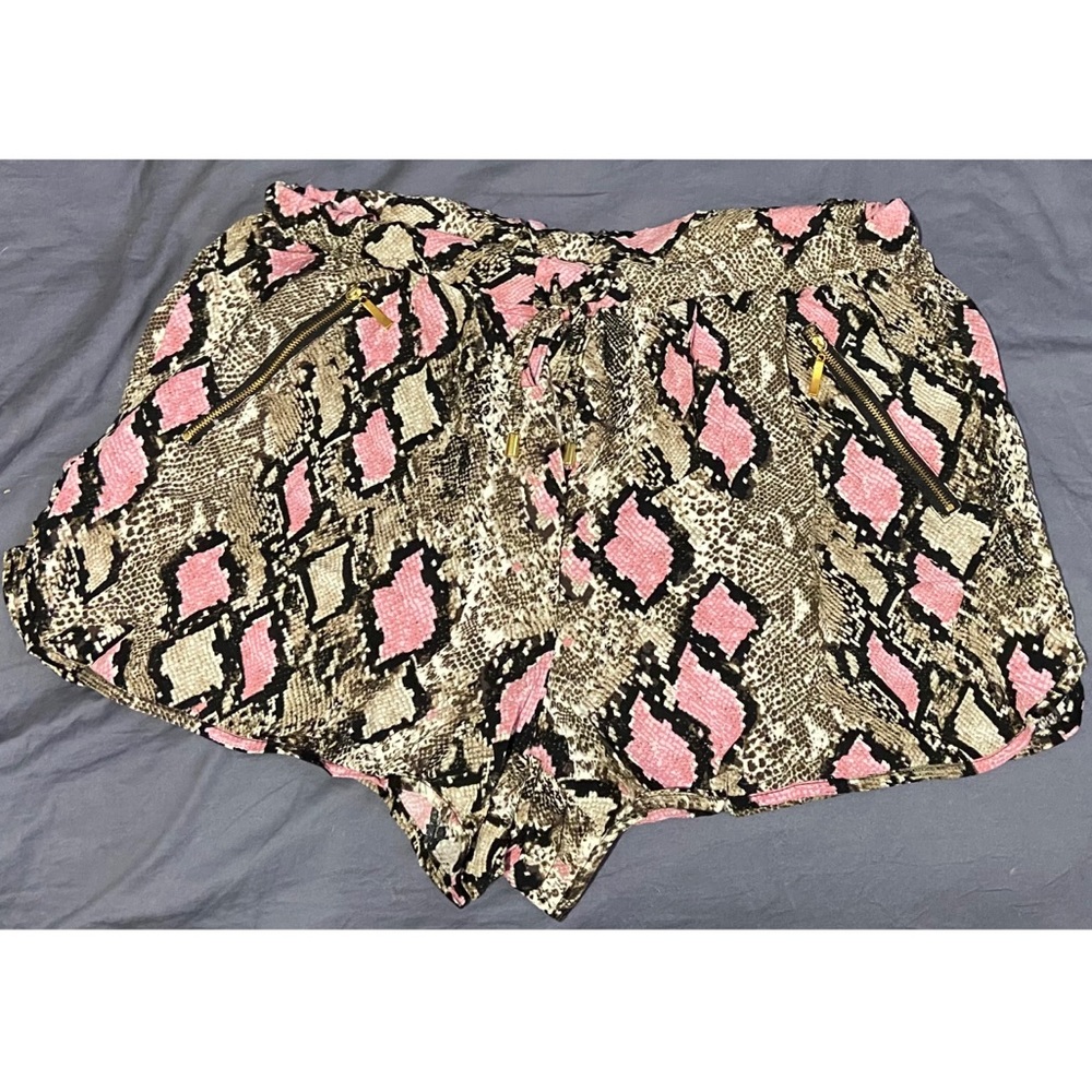 Snake Print Shorts